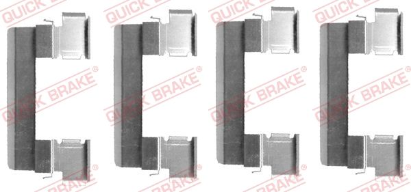 QUICK BRAKE Комплектующие, колодки дискового тормоза 109-1655